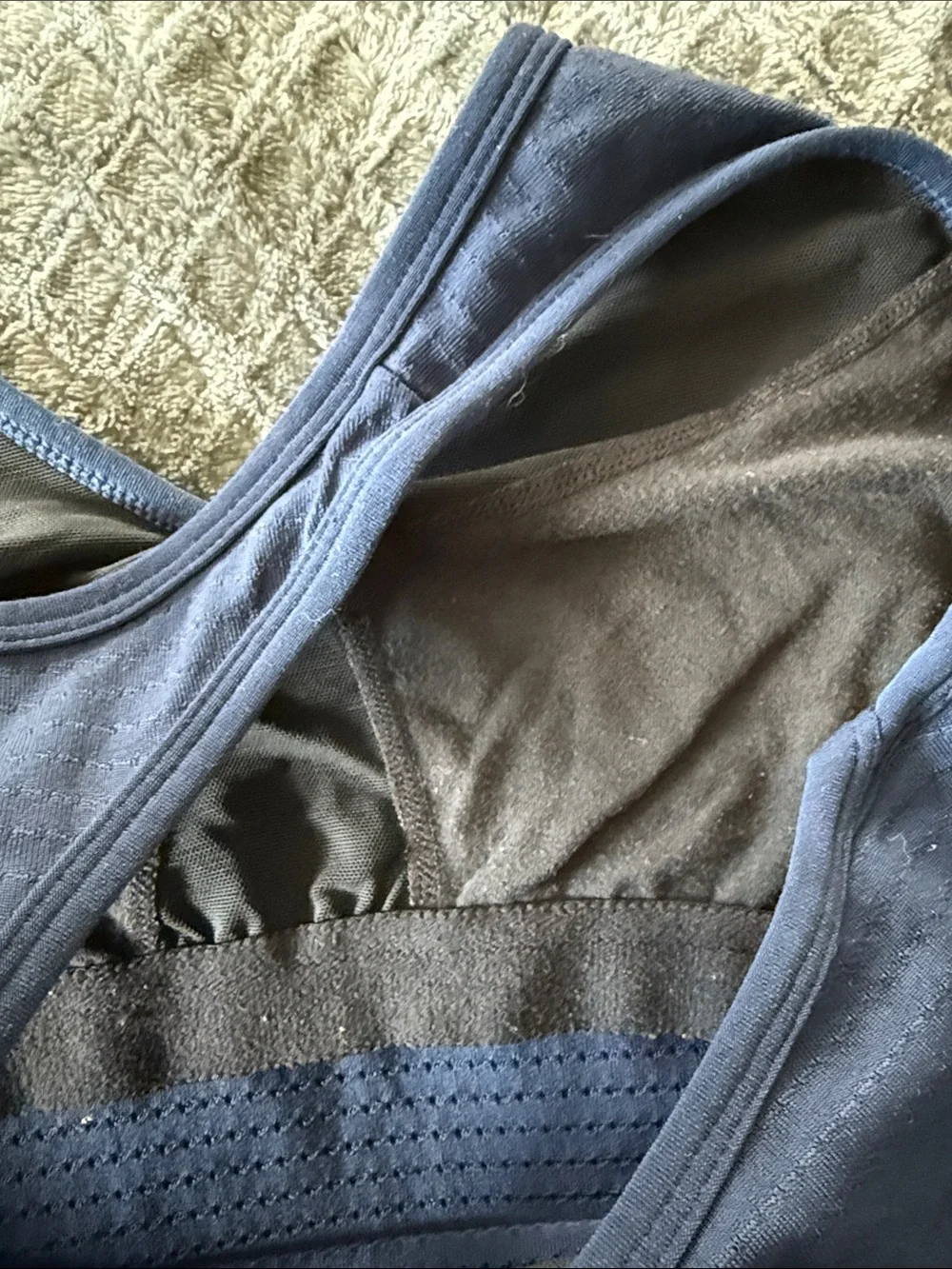 Nike Blue Racerback Sports Tank Top